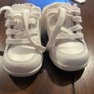 Stride Rite White Baby Walker Shoes